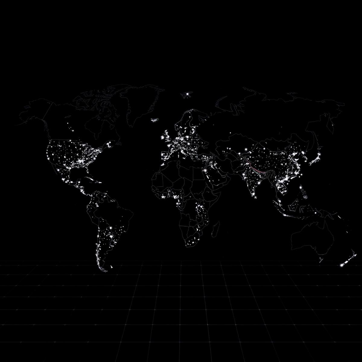 Dark topographic member map